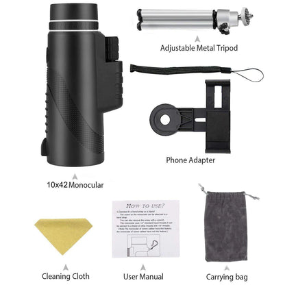 Telescopio de Alta Definición con Montura Universal para Teléfono