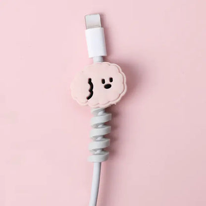 Protector y Organizador de Cable USB en Espiral de Dibujos Animados